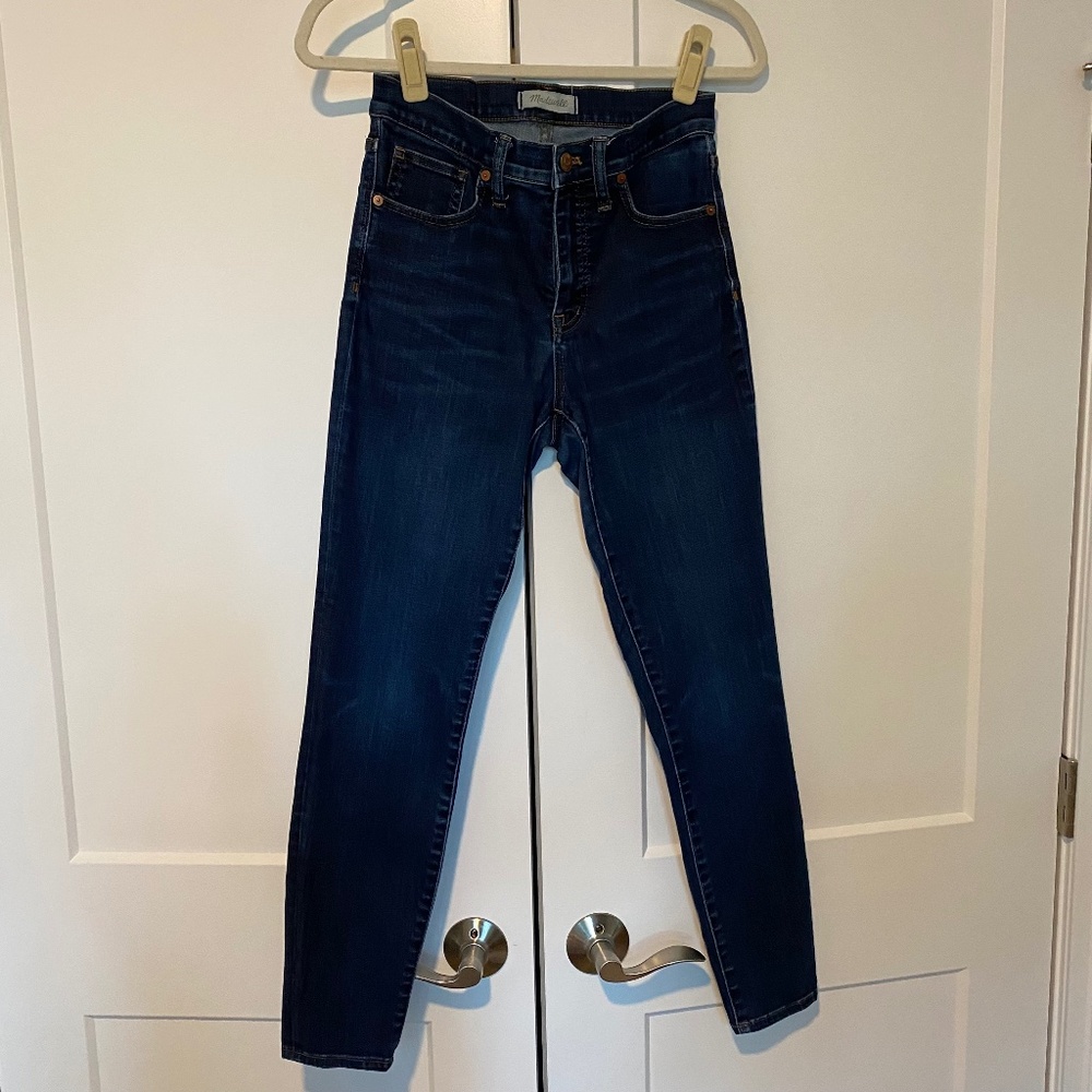 Madewell 9” High Rise Skinny Jeans, 27